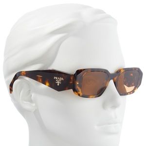Prada Runway Rectangle Sunglasses